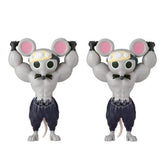 Figura banpresto demon slayer kimetsu no yaiba fl muscular mice 9cm